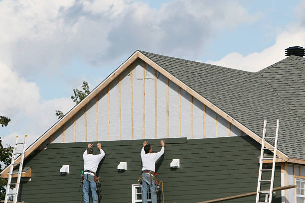 Professional Emergency Siding Repair technician working in Stevenson, MD